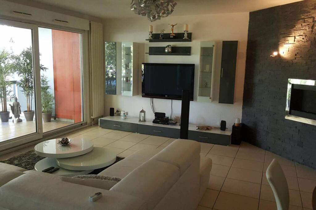 Superbe Duplex Au Nouveau Bassin Avec Vue Superbe Mulhouse Exterior foto